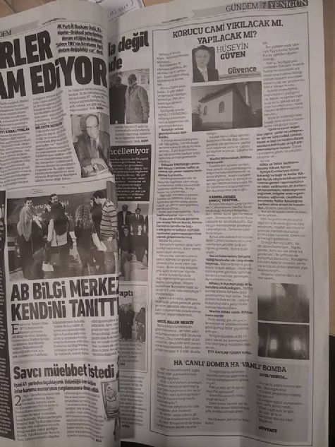 KORUCU CAM� YIKILACAK MI? YAPILACAK MI?