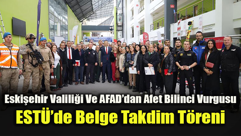 Afetlere Kar�� Toplumsal G�� Birli�i: 5 Mahalleden 103 G�n�ll�ye Ve Akredite Ekiplere Plaket
