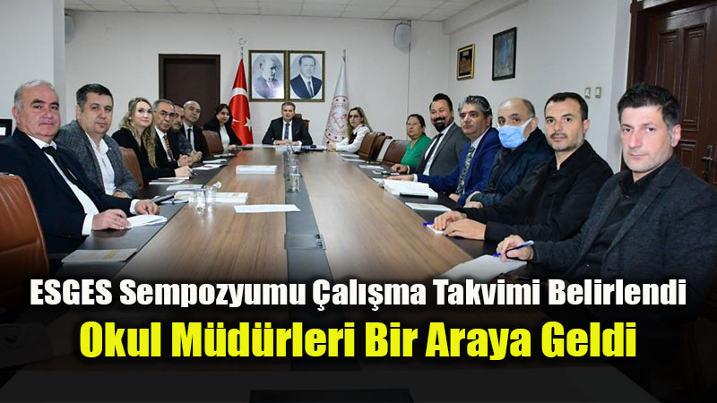 Eski�ehir �l Mill� E�itim M�d�rl����nden 4. ESGES Sempozyumu ��in Dev Koordinasyon
