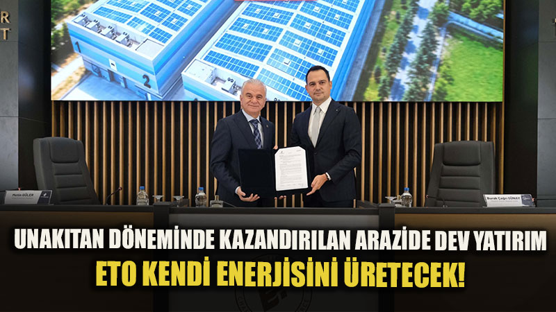 ETO Ba�kan� Metin G�ler�den Vizyon Proje: Fuar Ve Hizmet Binas�na 632 KW�l�k GES Kuruluyor