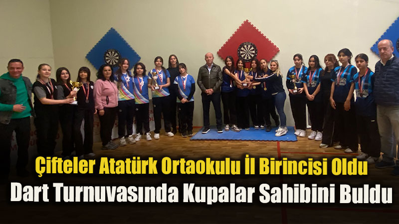 Hedefi 12�den Vurdular: Dart Y�ld�zlar K�z �l M�sabakalar�nda Dereceler Belli Oldu