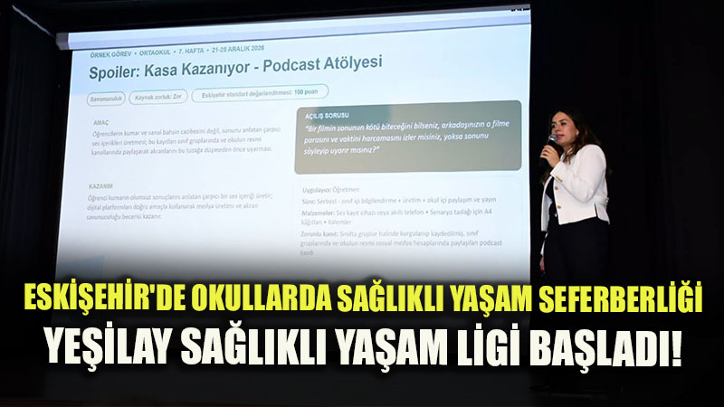 �l Mill� E�itim Ve Ye�ilay�dan Dev �� Birli�i: Okullarda Ba��ml�l�kla M�cadele Ve Sa�l�kl� Ya�am Seferberli�i!
