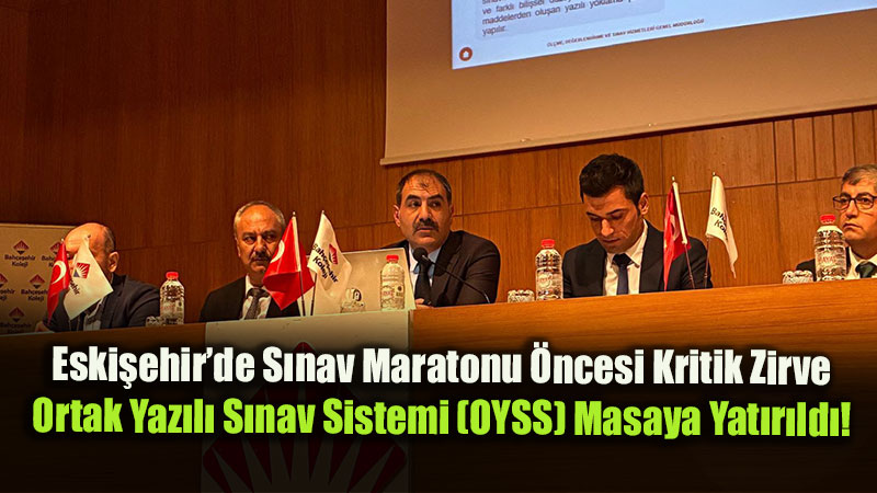 MEB Daire Ba�kan� Niyazi Do�an Eski�ehir�de: OYSS Bilgilendirme Ve Koordinasyon Toplant�lar� Yap�ld�