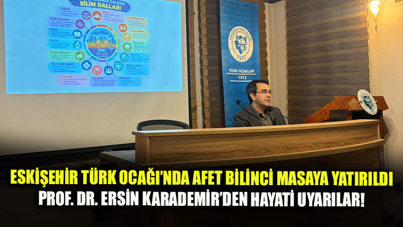 "Bilimin I����nda Afet E�itimi": Afet Yaln�zca Do�al Olay De�il, Haz�rl�ks�zl���n Sonucudur!