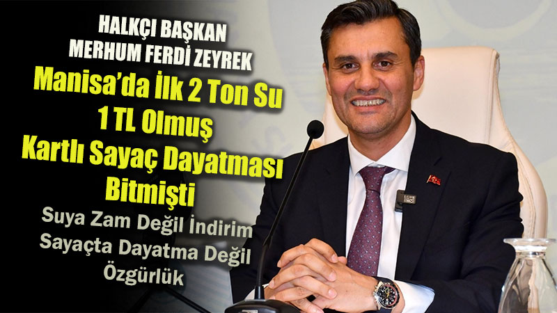 ESKݒnin Saya� Kararlar� Tepki �ekerken Haf�zalar Tazelendi: Manisa�da �lk 2 Ton Su 1 TL Olmu�, Kartl� Saya� Dayatmas� Bitmi�ti
