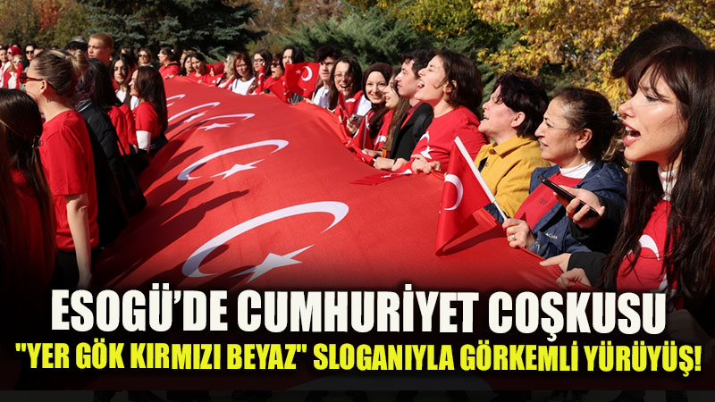 Kapal� Spor Salonu’ndan Cumhuriyet Meydan�’na: ESOGܒl�ler Cumhuriyet ��in Y�r�d�