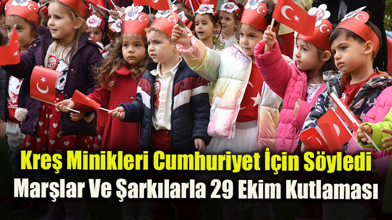 Cumhuriyet�in 103. Y�l�nda Anadolu �niversitesi Miniklerinden G�rkemli G�steri
