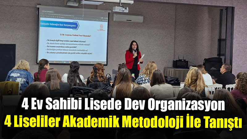 Liseler Akademik Yaz�m E�itimi ��in Bulu�tu: ESGES Haz�rl�klar� T�m H�z�yla S�r�yor