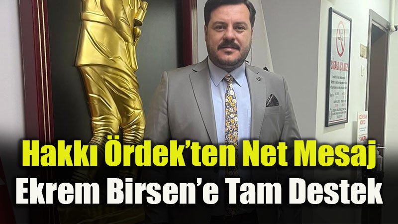 Hakk� �rdek Duru�unu Se�im �ncesi �lan Etti: "Tecr�benin ve �stikrar�n Yan�nday�z"