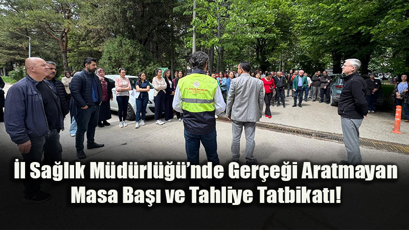 �l Sa�l�k�ta Sirenler Afet ��in �ald�: Masa Ba��ndan Sahaya Kusursuz Tahliye!