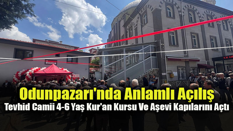 M�ft�l�k Ve Dernek El Ele Verdi: Tevhid Camii K�lliyesi Dualarla Hizmete Girdi