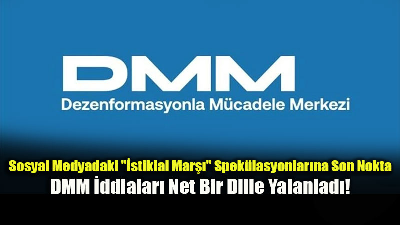 Toplumsal Hassasiyetleri �stismar Edenlere Ge�it Yok: "�stiklal Mar�� Aynen Devam Ediyor"