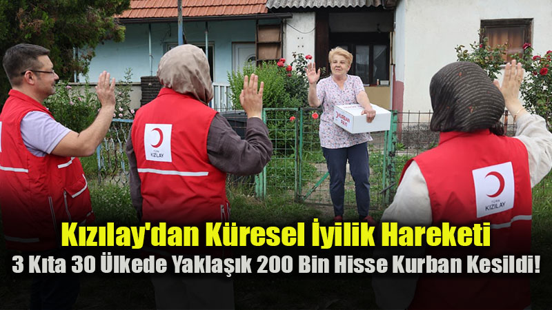 "Hilal Olsun T�rkiye": K�z�lay Vekaletle Kurban Kesiminde Ge�en Y�l� Y�zde 18 Sollad�