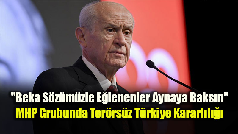  Bah�eli’den �zg�r �zel’e Tarihi Rest: "Motoru Yakmadan, Direksiyonu Kilitlemeden Bu Gidi�ata Nizam Verin"