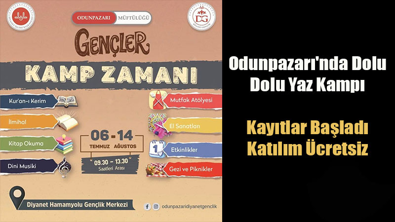 Odunpazar� M�ft�l����nden �ocuklara M�jde: �cretsiz Yaz Kamp� Ba�l�yor