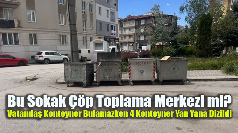 �ehir Esteti�i Yerle Bir: Halk Caddesi sakinlerinden "��p Toplama Merkezi mi buras�?" �syan�