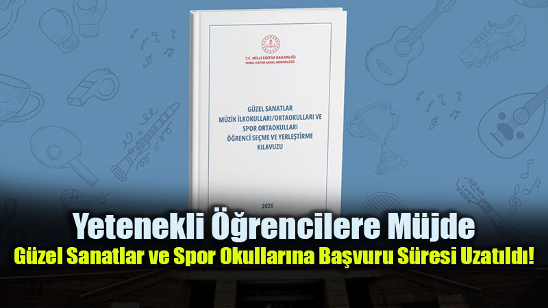 e-Okul�da Ekran Yeniden A��ld�: Spor ve M�zik Ortaokullar� ��in Son F�rsat
