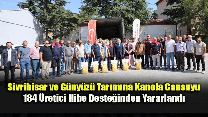 Eski�ehirli �reticiye Dev Destek: Sivrihisar ve G�ny�z�’nde %75 Hibeli Kanola Tohumu Da��t�ld�