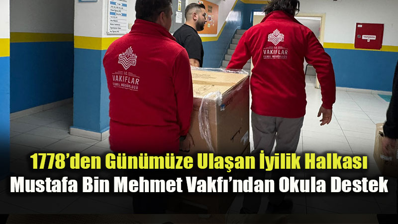 "��renciye M�rekkep Da��tan Vak�f" �yili�i G�n�m�ze Ta��d�: �ukurhisar�a Yaz�c� ve K���t Deste�i