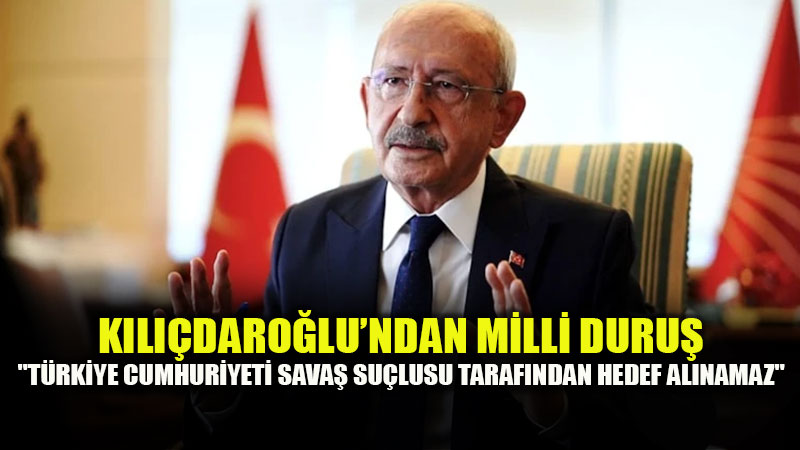 "Bizim Saf�m�z Bellidir": K�l��daro�lu�ndan Filistin�e Destek, Netanyahu�ya Sert S�zler