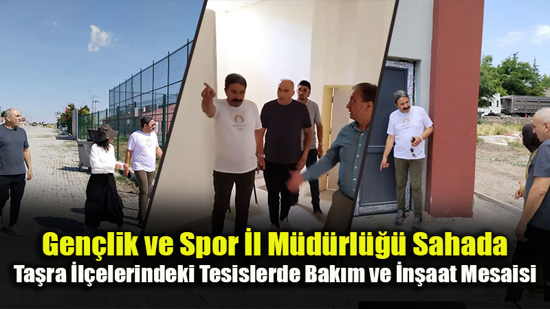 Eski�ehir’in �� �l�esinde Spor Yat�r�mlar� ve Tesis �al��malar� Yerinde �ncelendi